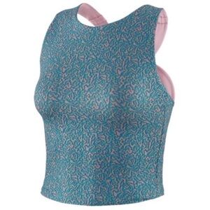 Patagonia Women's Rashguard in Blue and Pink